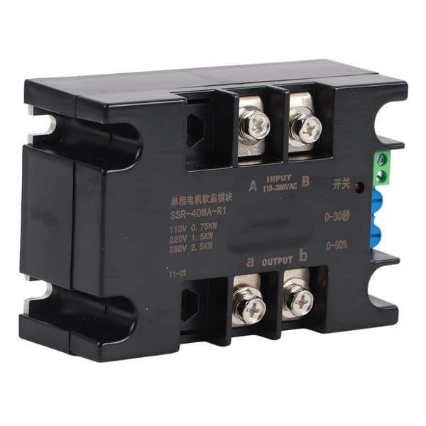 Soft Start Controller Elektriske Dele Aluminium Bund Enkelt / 2-Faset Motor Tilbehør