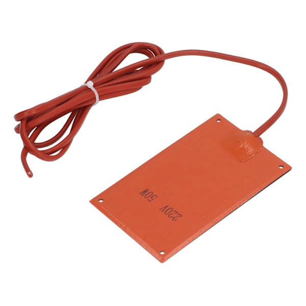 Silikoni Lämmityspäällyste Lämmityspäällyste Lämmityselementti 90x150mm AC 220V Sähkökaapeille 50W