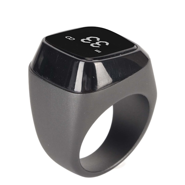 Bluetooth Finger Ring Uppladdningsbar Stegräkning Ring APP Stöd 0,49 tum skärm Smart Ring 20MM