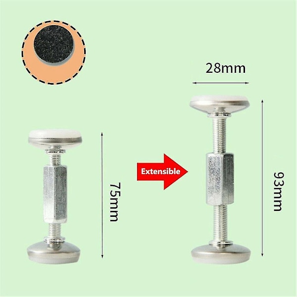 Tärinänvaimennin Teleskooppinen Sängynrunko Tukijalka