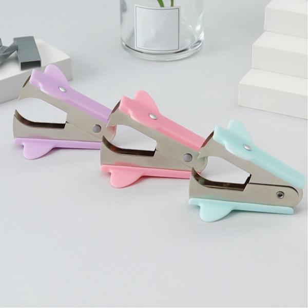 Klammerfjerner Bærbar Effektiv fjerning Ergonomisk design Klammeravtrekker for kontor og økonomiseksjoner Sakura Pink