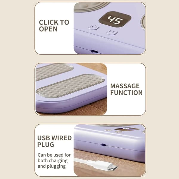 【NX】Rechargeable Heated Foot Massage Pad Green
