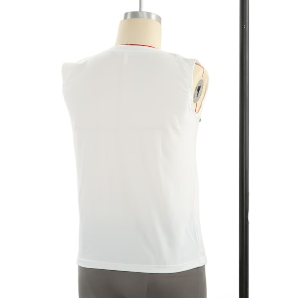 Miesten treeniliivi Lihasten muotoileva tank-toppi yksivärisellä värillä Bodybuilding Gym TrainingWhite 3XL