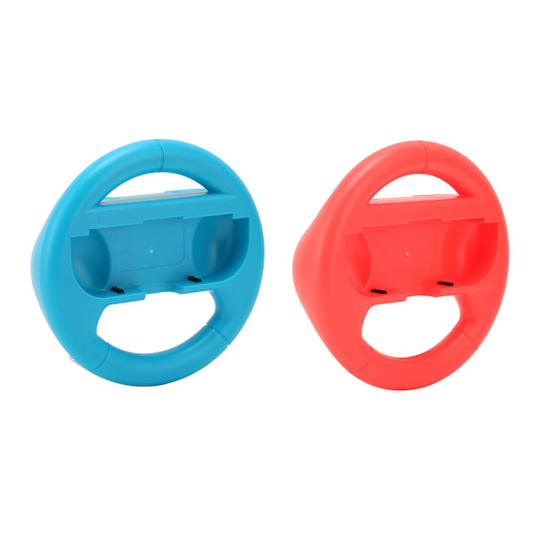 2st rattkontroller Bärbara racingspel Tillbehör Kit för Switch (Röd Blå)