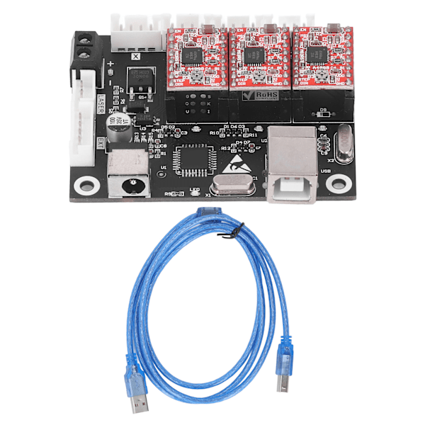 3-akset lasergraveringskontrolkort CNC-graveringsmaskine bundkort med USB-interface