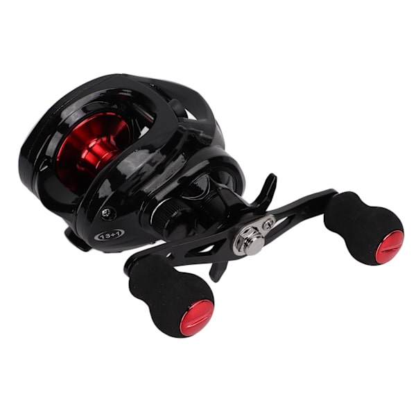 7.2:1 High Speed ​​Baitcasting Rulle Stark bromskraft Hållbar magnetisk broms Fiskehjul Högerhand