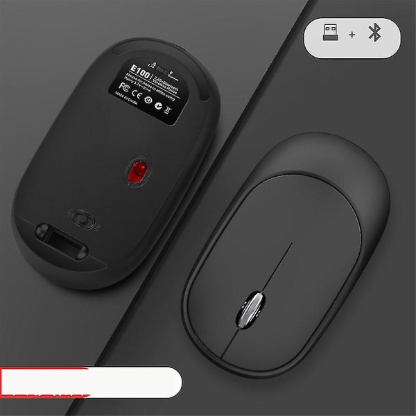 Trådlös mus, Slim Silent Mouse 2,4g bärbar mobil optisk kontorsmus Rose gold