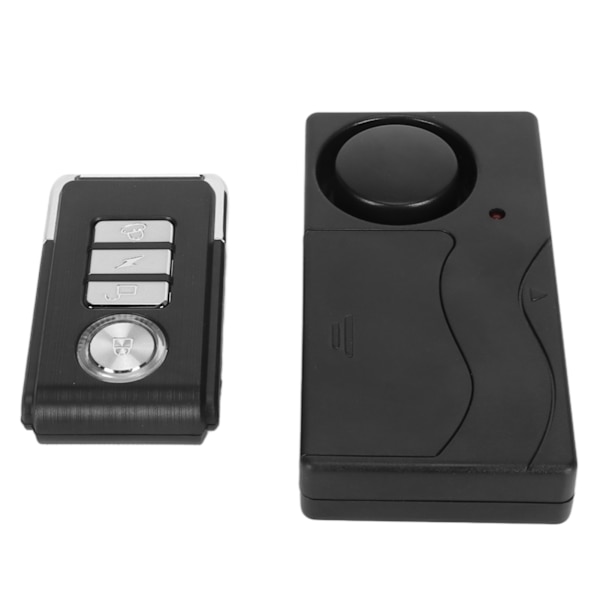 Trådlöst vibrationslarm 108dB superhögt 4 lägen trådlöst cykellarm med fjärrkontroll för dörrfönster motorcykelbil