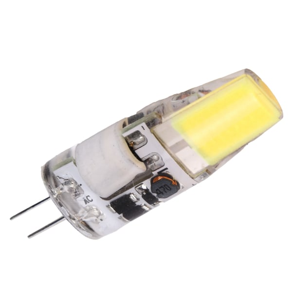 G4 LED COB-lampa 5W 600LM Silikon Ljuskrona Taklampa Glödlampa AC/DC 12V 4,2x1,3cmKall Vit 6000‑6500K