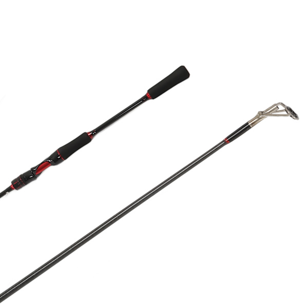 Fiskespørr 1.8m Baitcaster Fiskespørr Karbon Hovedkropp EVA Håndtak for Saltvann Ferskvann Rett Håndtak