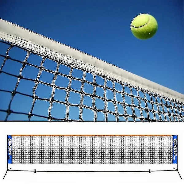 Hopfällbart och portabelt tennis- och badmintonnätset - 3m, 4m, 5m, 6m