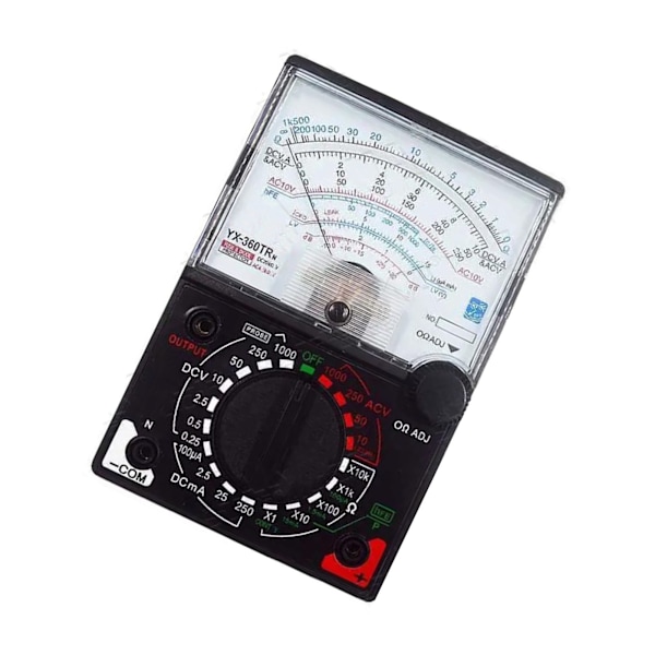 Visermåltimeter Amperemeter Voltmeter Ohmmeter med sonder Læringshjælpemiddel Vedligeholdelsesværktøj YX‑360TRE‑L‑B (med summer)