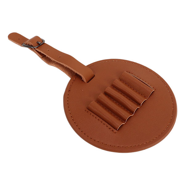 Golf Tee Holder Organizer Bærer Portable PU Læder Golf Tee Opbevaringspose til Golfspillere Mænd Kvinder Brun