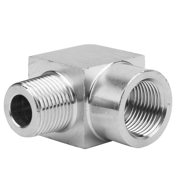 【NX】BSPP hun til han gevind albueforbindelse rørfitting adapter lynkobling til luftolie 3/8in