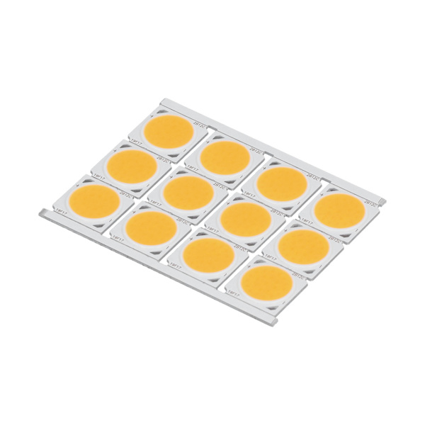 12 st COB-ljuskälla Högeffekt Runt LED-chip 12W 36‑41V 1080LM för gör-det-själv inomhusbelysningVarmt ljus