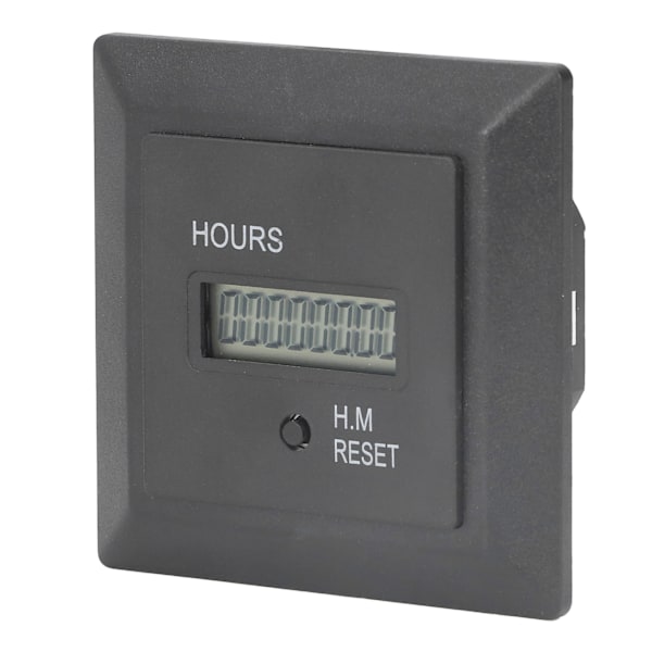 Tidsur Digital Display Timer Tidsmåler 0‑999999H 59M til industri 100‑240V AC