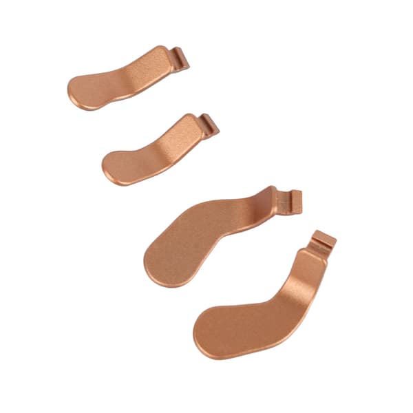 【NX】4 STK Controller Paddles Rustfrit stål Erstatningskontroldele til Xbox One Elite Controller Series 2 Model 1797 Guld