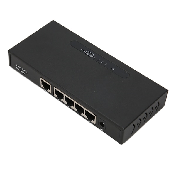 Gigabit Ethernet-switch 78W 5-porter RJ45 2500 Mbps 1000 Mbps Selvjusterende Gigabit PoE-switch for kontor 100-240V US-kontakt