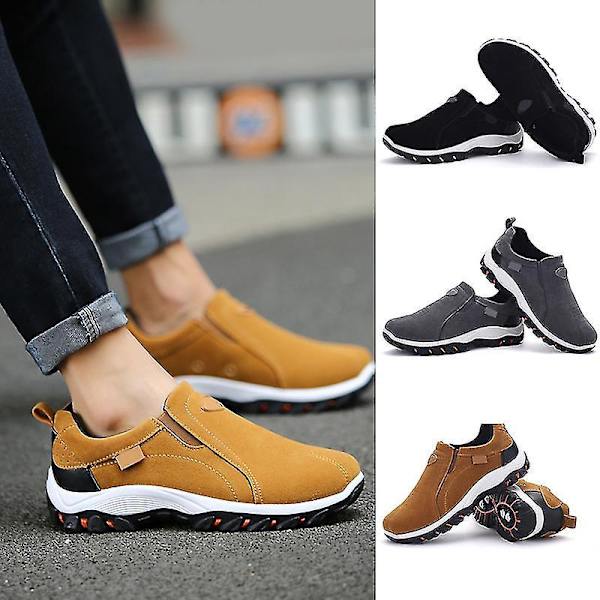 Afkæmpelige Herresko med Åndbar Slip-On - Grøn