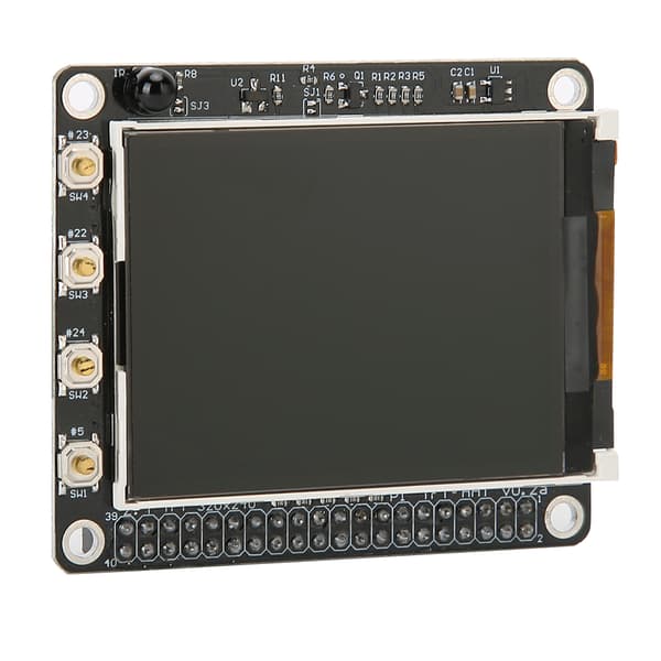 【NX】LCD-skjerm TFT Mini-skjerm for Raspberry Pi 4B 3B 2b a 6 knapper 2,4 tommer 320 x 240