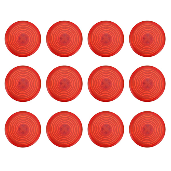 12st arkadknappsskydd Byt mekaniskt tryckknappsskydd för Kailh för Cherry för TTC för Akko för Glorious Switchar Röd