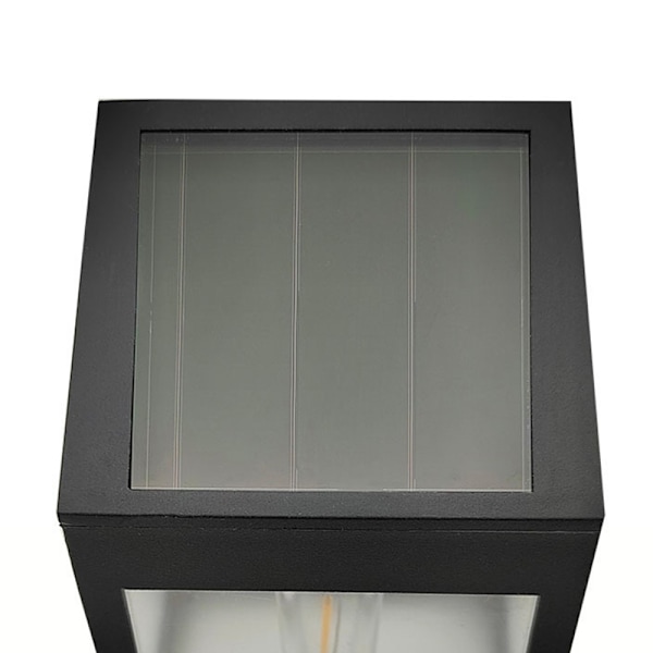 2 stk Solcellelampe ABS Skall Vanntett Wolfram Filament Automatisk Sol Utendørs Lys