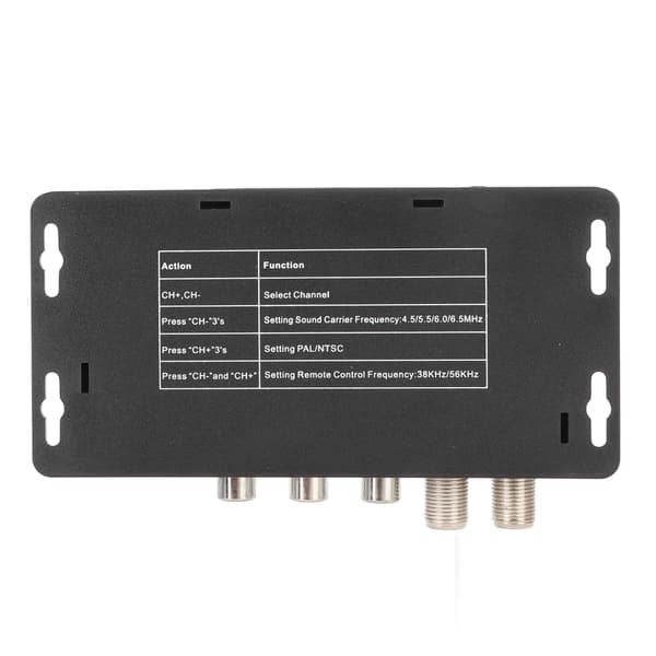 【NX】UHF-modulator TV Link-modulator 471.25‑885.25MHz Stöder PAL NTSC AV till RF-omvandlare IR-förlängare med IR-retur