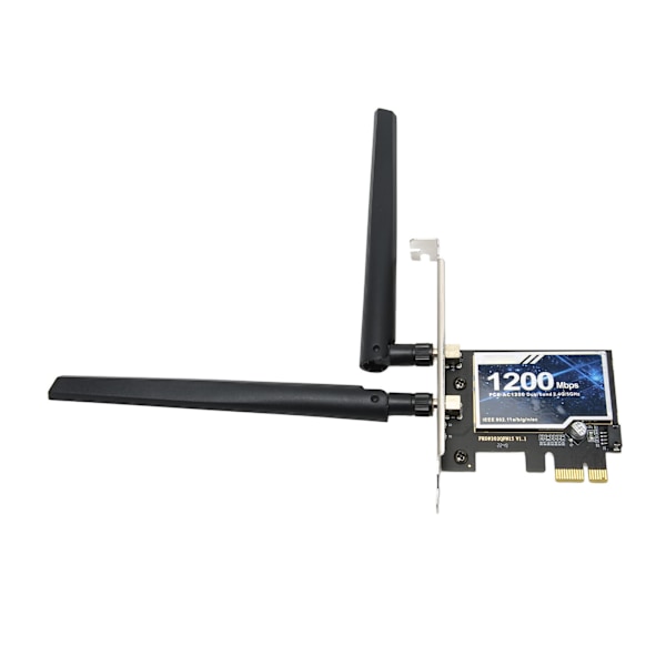 PCIe Ethernet-kort 300 Mbps på 2,4G 867 Mbps på 5G stabil BT-forbindelse Gigabit Ethernet-kort til skrivebordschassis