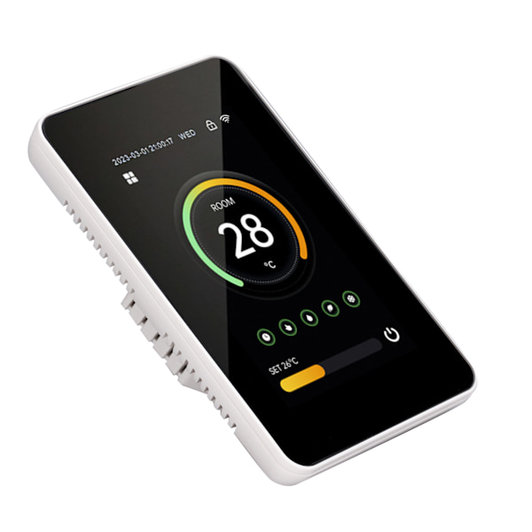 Smart WiFi Termostat Digital för Tuya App Control Hem Golvvattenvärme Vertikal skärm 100‑250VAC 16A