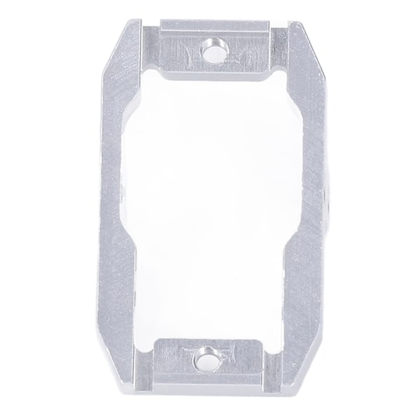 Aluminium Servo Fäste Aluminiumlegering Lätt Metall Servo Fäste för Traxxas 1/18 TRX4M RC Spårbil Silver
