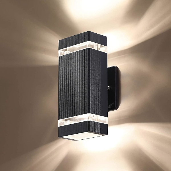 Led Square Up And Down Lights Udendørs Væg Lightbody I Aluminium Vandtætte Udendørs Væglamper 10w