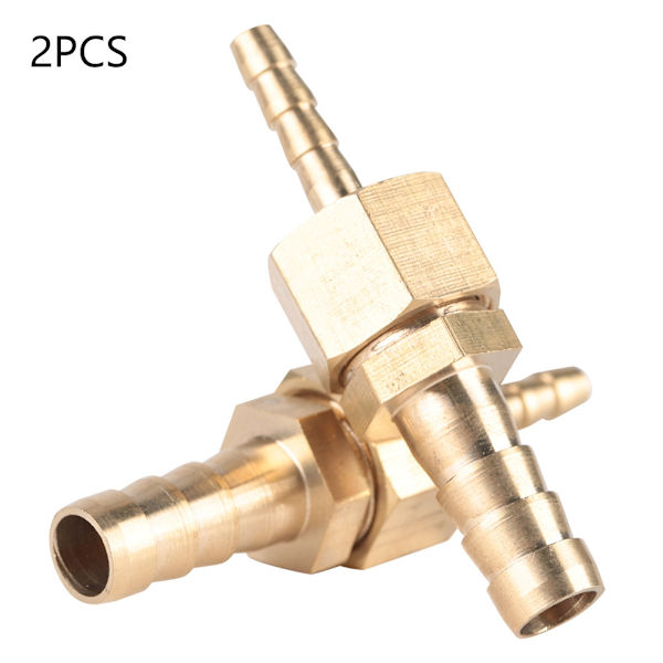 2 stk 4--6 mm messing slange Hulning hale reducer reducerende kontaktkontakt