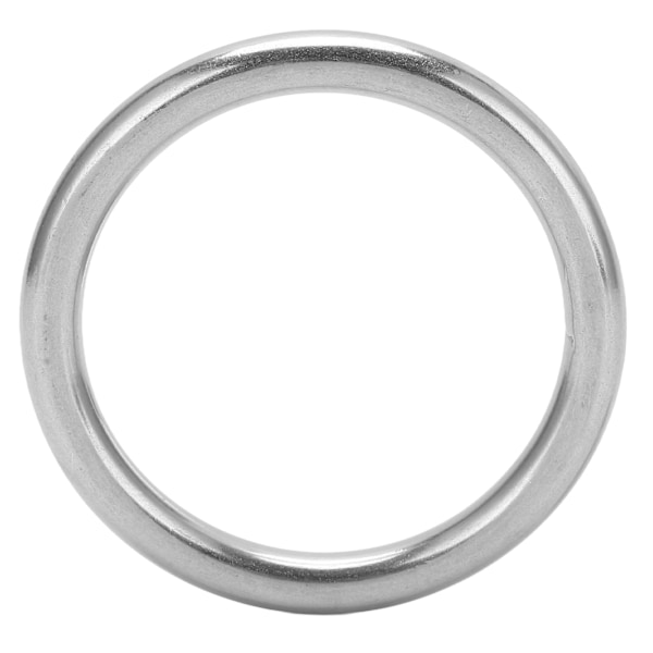 Båt Runde Ringer Rustfritt Stål O-Ring med Tråddameter 8mm Spesifikasjon for Båtsailing Dykking 8x50mm/0.3x2in