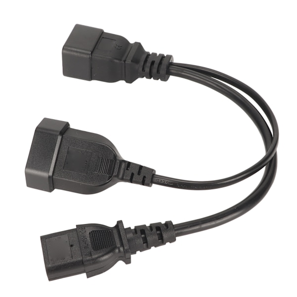 IEC320 C13 ja EU-liitäntä IEC320 C20 -virtajohto IEC320 C13 ja EU-naarasliitäntä IEC320 C20 Y-jakajavirtajohto 12,6 tuumaa