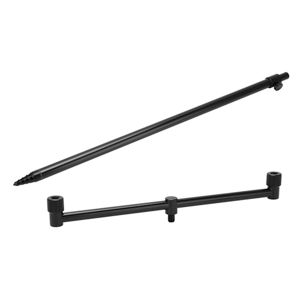 Kalastussauvan telineen setti, alumiiniseos, kannettava, kestävä, korroosionkestävä, kevyt, kalastussauvan teline 30 cm, Buzz Bar ja 60 cm teline
