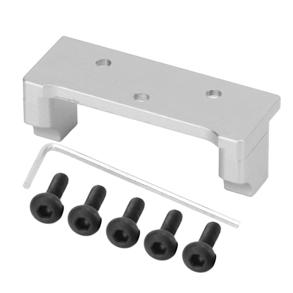 Aluminium Servo Plade Metal Servo Montering til HBX 2098B 1/24 RC Crawler Bil Opgraderingsdel Sølv