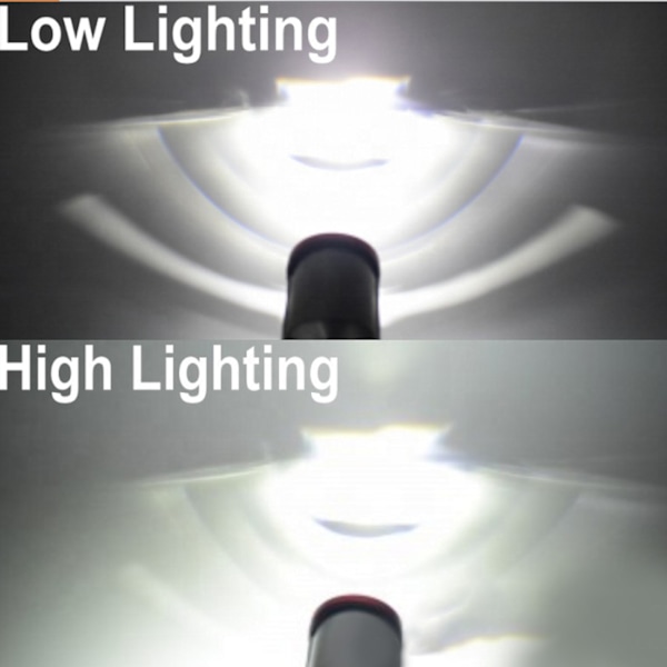 2 stk H4 LED Forlygte Pære MINI Dobbelt Lys Super Lys Spotlight Forlygte Projektor Linse til Bil Motorcykel