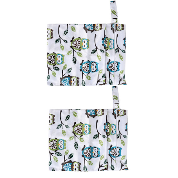 2st Två våttorra påsar med blixtlås Vattentät Tvättbara babyartiklar med stor kapacitet Yoga Gym Bag 11 X 15,7 tum