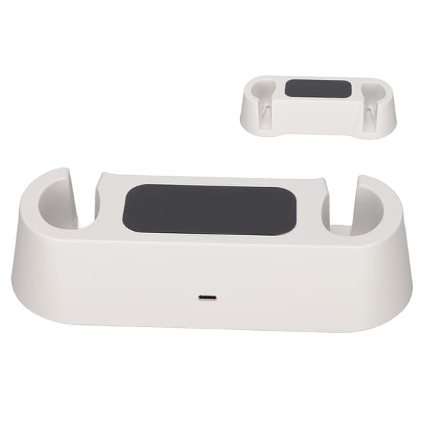 Dobbel ladedokkingstasjon Hurtiglading Touch Controller Ladedokkingstasjon med 2 oppladbare batterier Kompatibel med Oculus Quest 2