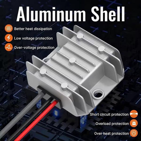 Mini 12V-adapter, DC 12V-strømkabelkonverter til Mini