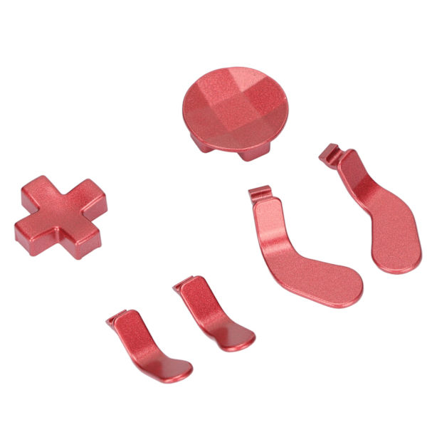 Rustfritt stål metall D-pute og padler Bytte av kontrolltilbehør for Xbox One Elite Series 2Red