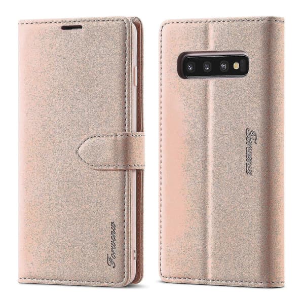 Skinnveske til Samsung Galaxy S10+ Rose Gold