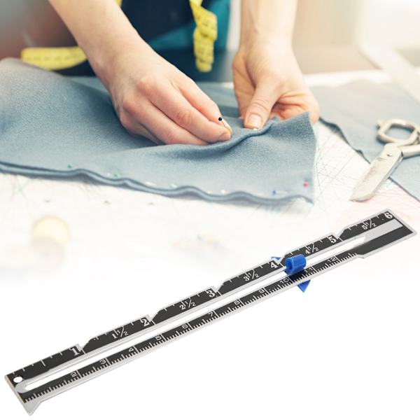 Sylinjaali DIY Patchwork-peittojen ompelemiseen, kangasmittaus, sijoitusväline, ompelijan työkalu