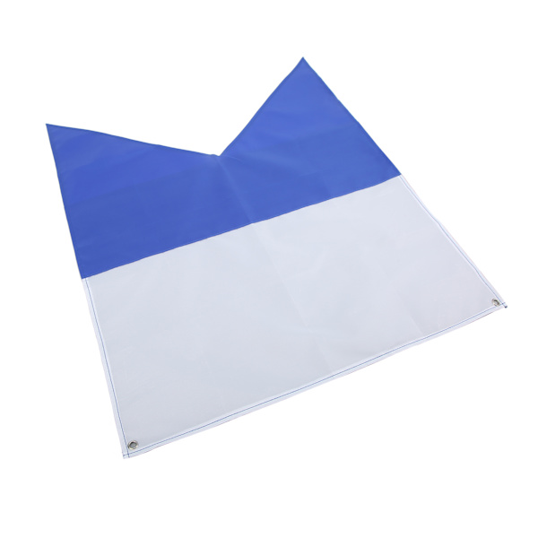 Blå og Hvite Dykkeflagg Lys Farger Lettvekt 70x60cm Polyester Dykkerflagg for Snorkling Undervannsaktiviteter