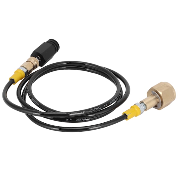 G5/8-14 CO2 Universal ekstern slange adapter 1,5 m Soda sort slange CO2-cylinderpåfyldningsadapter