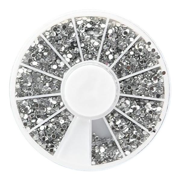 【NX】Strass silver 1.5mm - Nageldekor Silver silver