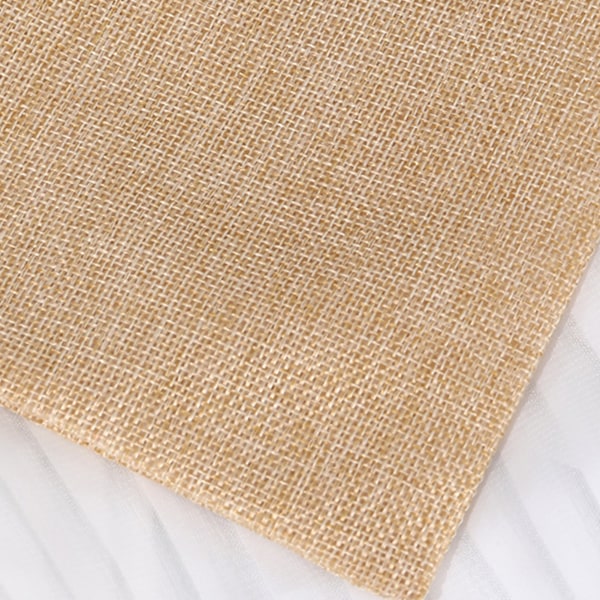 30 st Dragsnöre Tygpåse 9x12cm 6 Färg Linne Material Dammtät Favor Fodral för julbröllopsfester