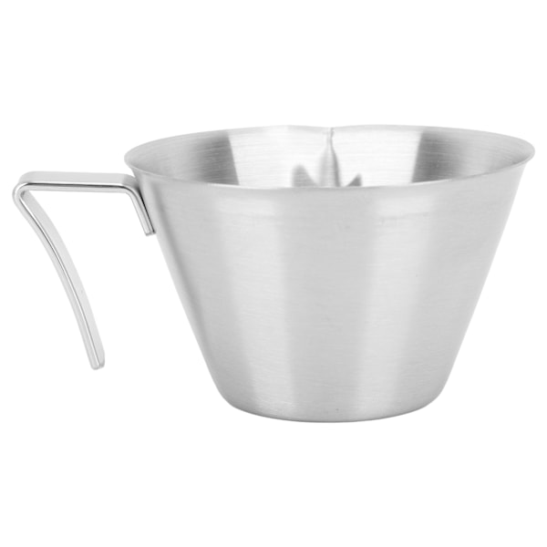 100ml 304 rostfritt stål kaffemätkopp Bärbar rostfri metallmätkopp för hemkafékontor Hotell Silver