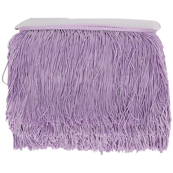 10yd 14cm pitsi reunus nauha, polyesteri, latinalainen tanssimekko, tupsut, ompelu, lavanäytös, tee-se-itse, verhot, vaatteet, tarvikkeet, violetti