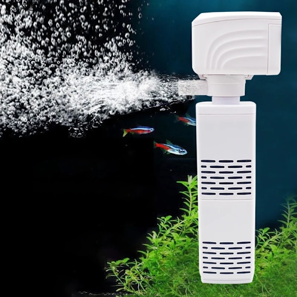 Aquarium Filter Pump Fish Tank Dränkbar Tyst 006 006